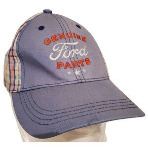 Genuine Ford Parts Plaid Baseball Cap With Mustang Logo